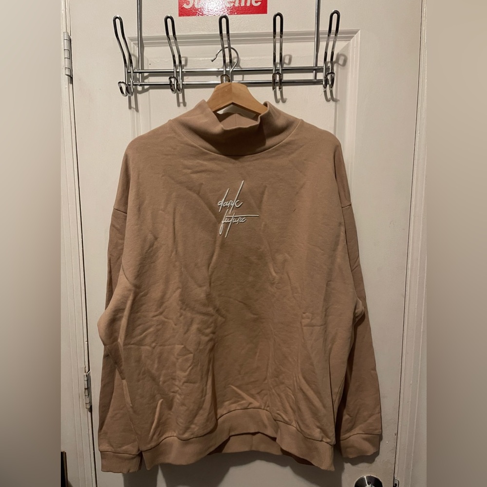 ASOS Mockneck Beige Pullover Sweater L